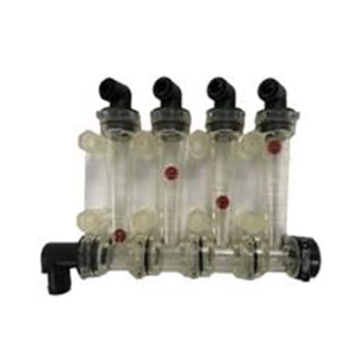4 COLUMN 3/4 X 1/4-90 DEGREE PUSH-TO-CONNECT